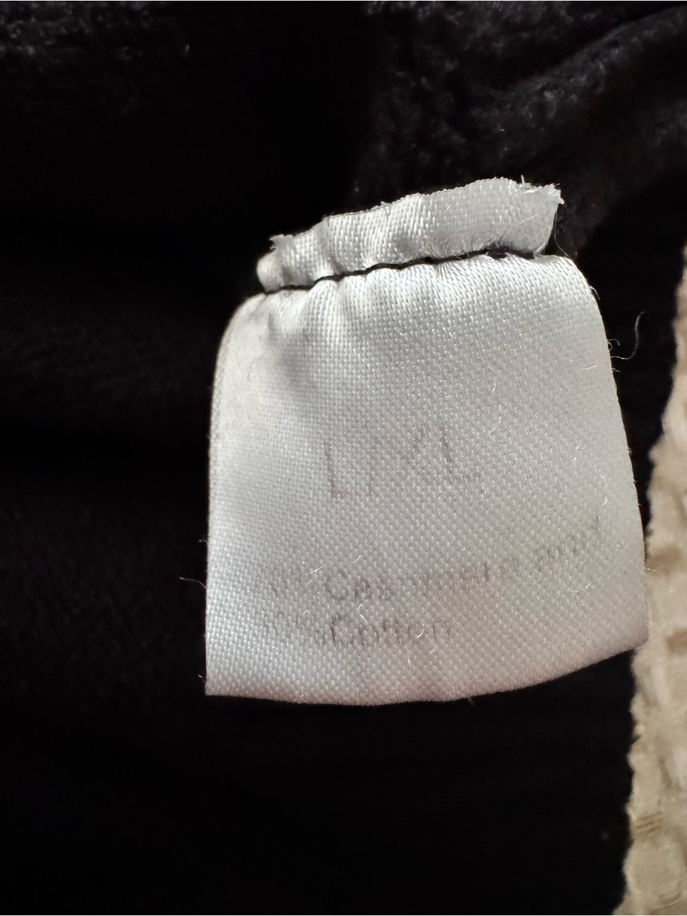 Source Unknown Navy Crewneck Sweater with American Flag Patch - Picture 3 of 3